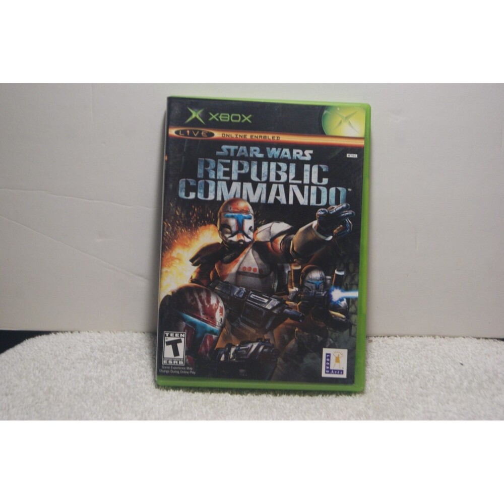 Star Wars Republic Commando Plat Original Xbox ARTWORK INSERT ONLY Manual